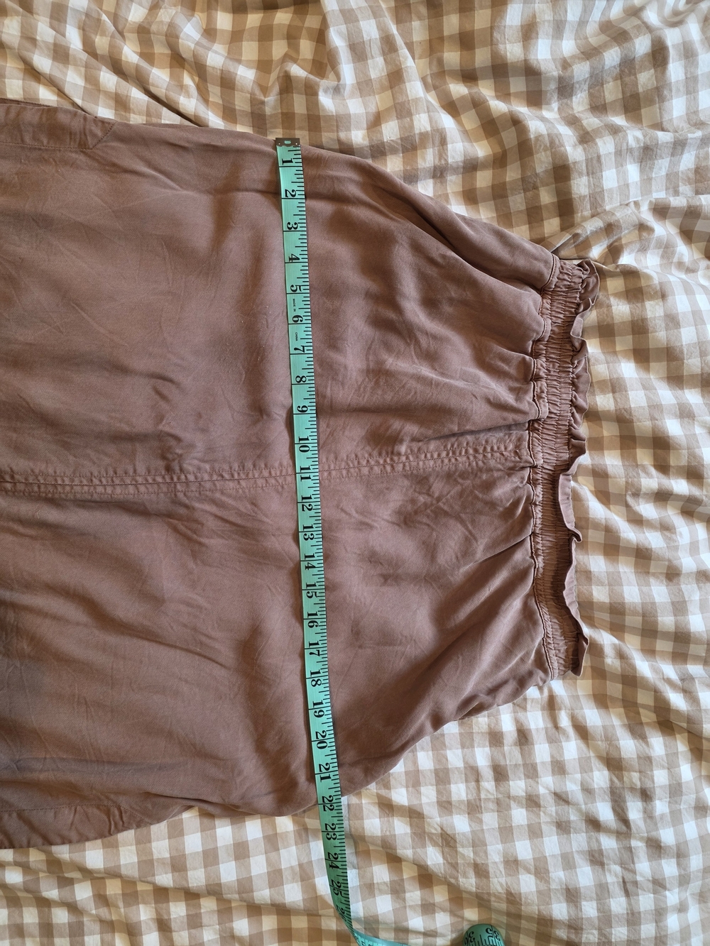 tentree Smocked Waist Midi Skirt in Rosewood - Picture 4 of 6